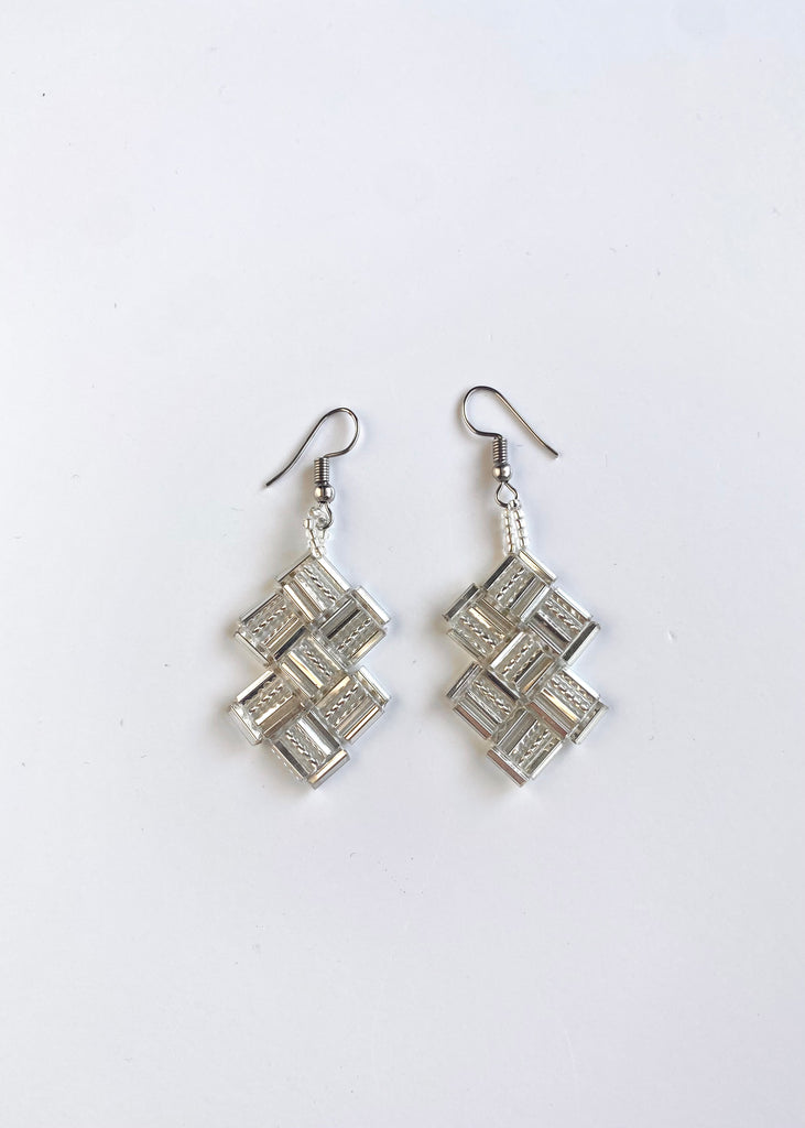 Geo Huichol Earrings