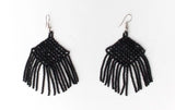 Huichol Rhombus Fringe Earrings