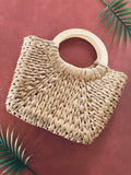 Bahía Handbag with Wooden Handle