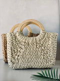 Bahía Handbag with Wooden Handle