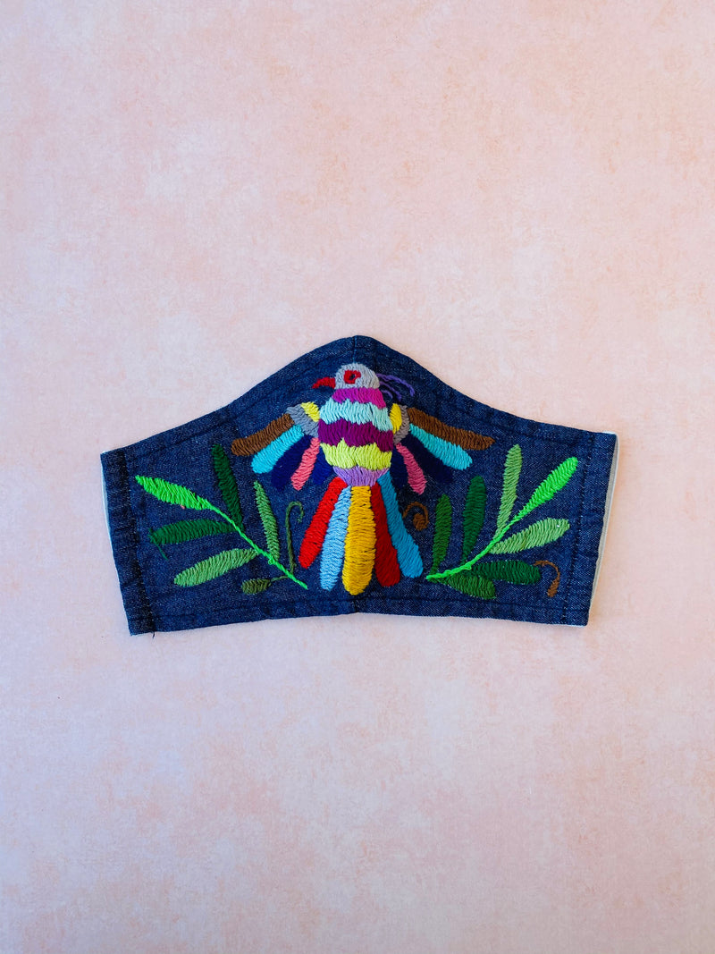 Denim Otomi Face Mask #33