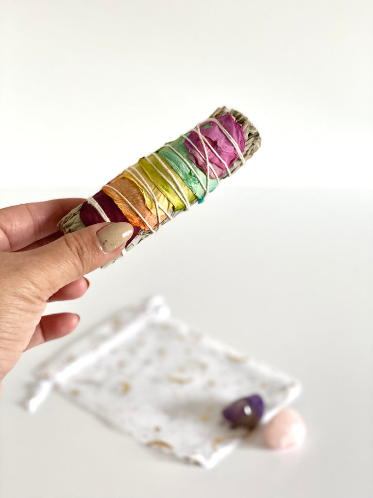 Complete Sage Bundle with Crystals