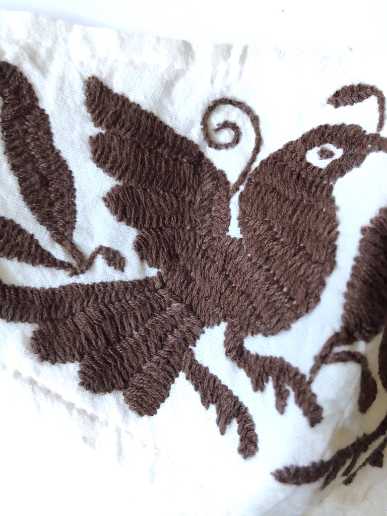 (Petite/Child) Cream Otomi Face Mask #10