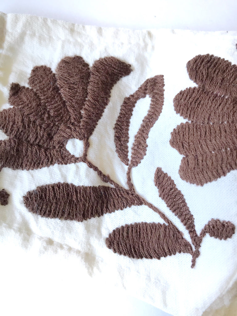 (Petite/Child) Cream Otomi Face Mask #11