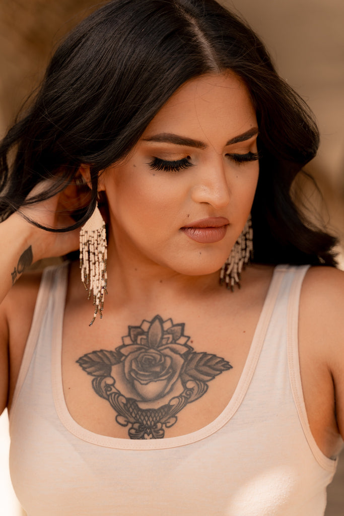 Huichol Stardust Fringe Earrings