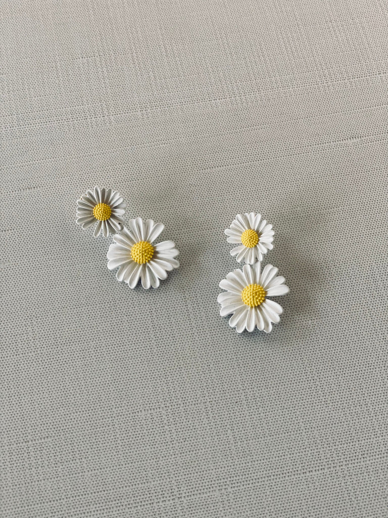 Double Daisy Earrings