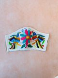Cream Otomi Face Mask #60