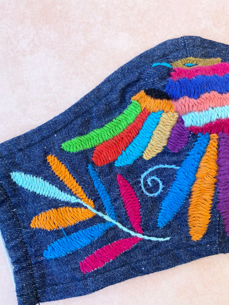 Denim Otomi Face Mask #27