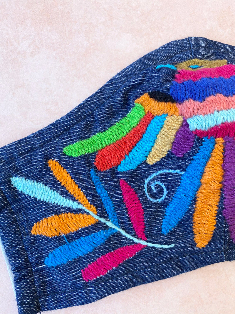 Denim Otomi Face Mask #27