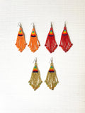 Rainbow Fringe Earrings