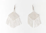 Huichol Rhombus Fringe Earrings