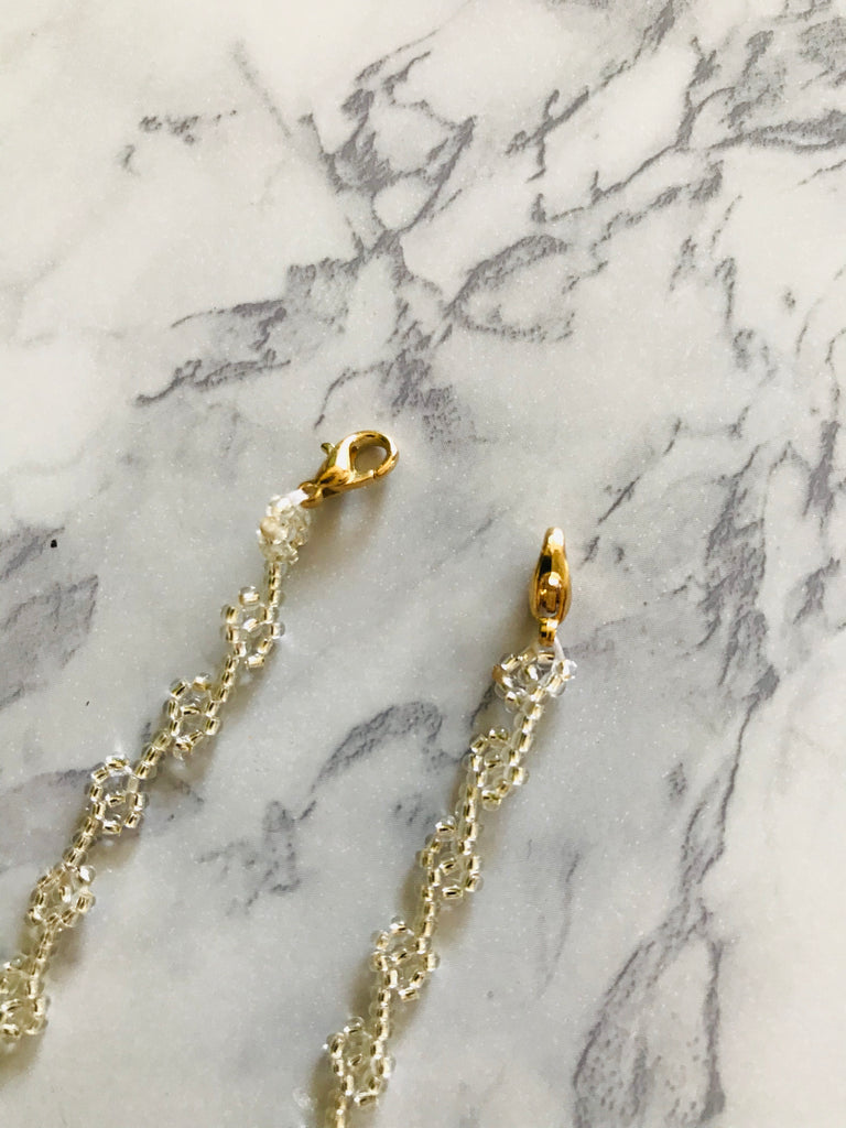 Huichol Beaded Glasses Necklace