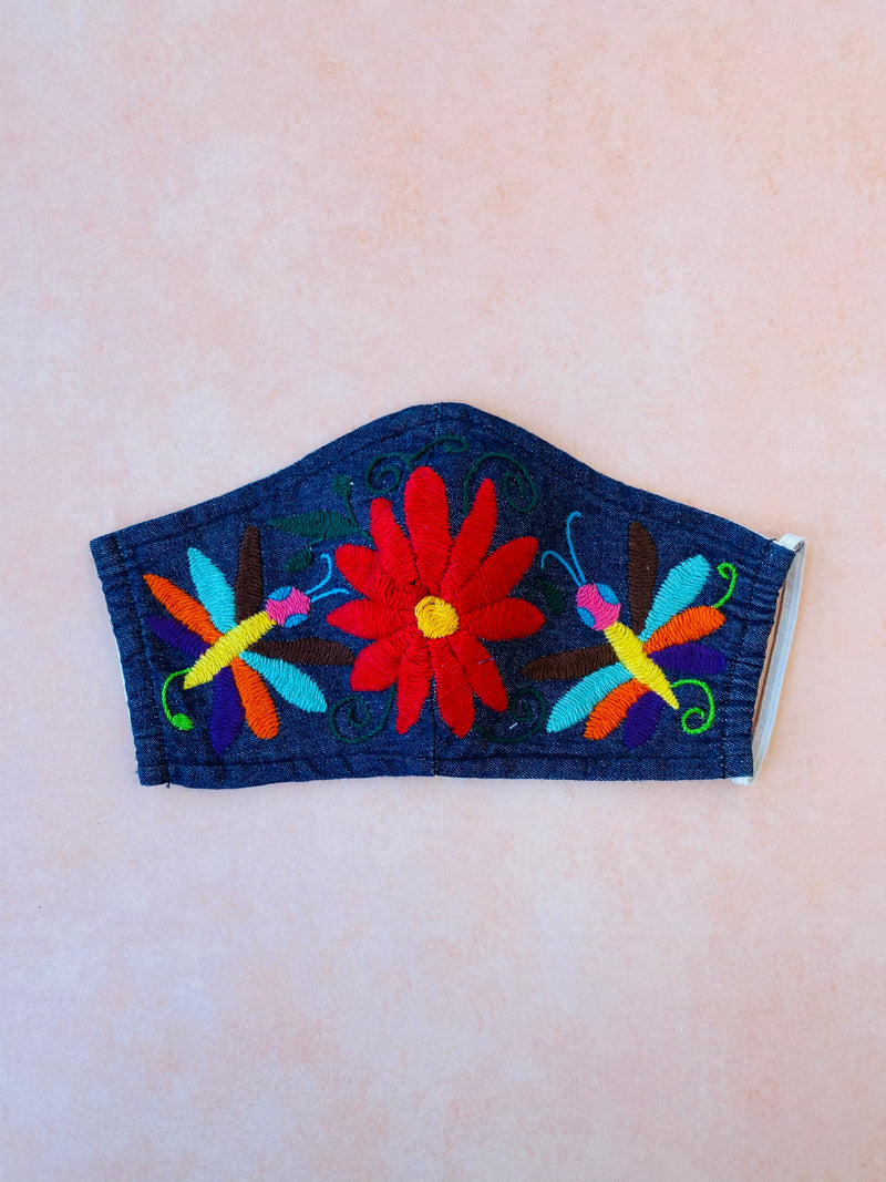 Denim Otomi Face Mask #32