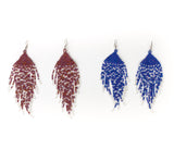 Huichol Stardust Fringe Earrings