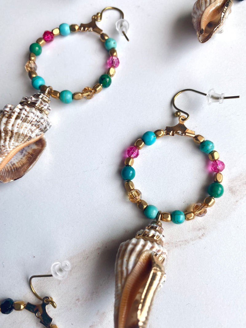 Ligia Seashell Earrings