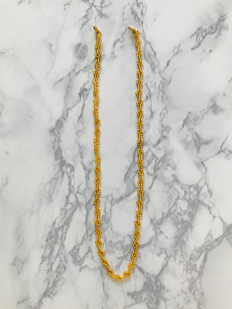 Huichol Beaded Glasses Necklace