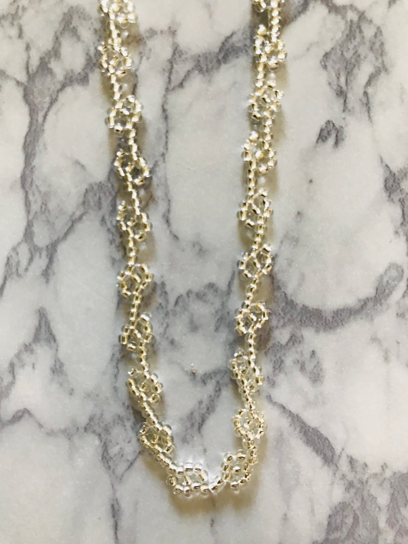 Huichol Beaded Glasses Necklace