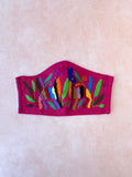 Fuschia Otomi Face Mask #97