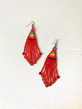 Rainbow Fringe Earrings