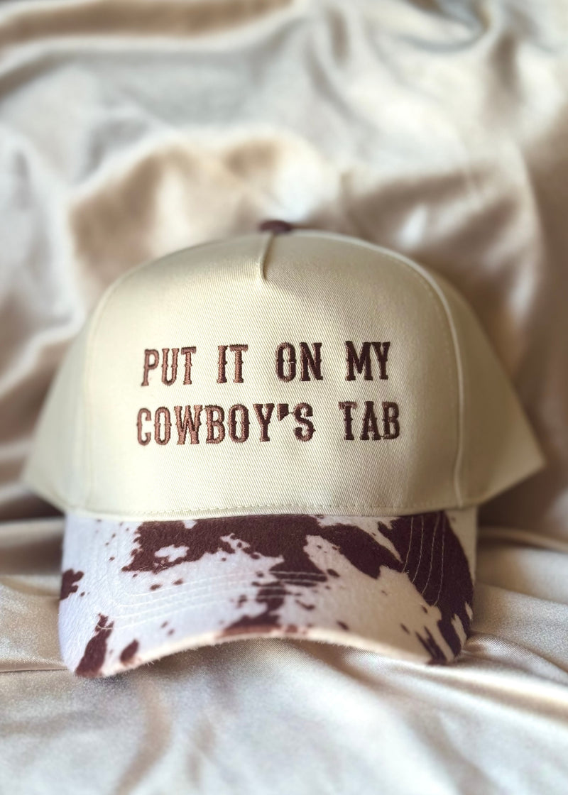 “Put it on my Cowboy’s Tab” Baseball Cap