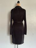 Accordion Button Down Dress