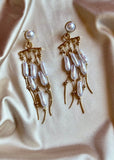 Pearl Chandelier Earrings