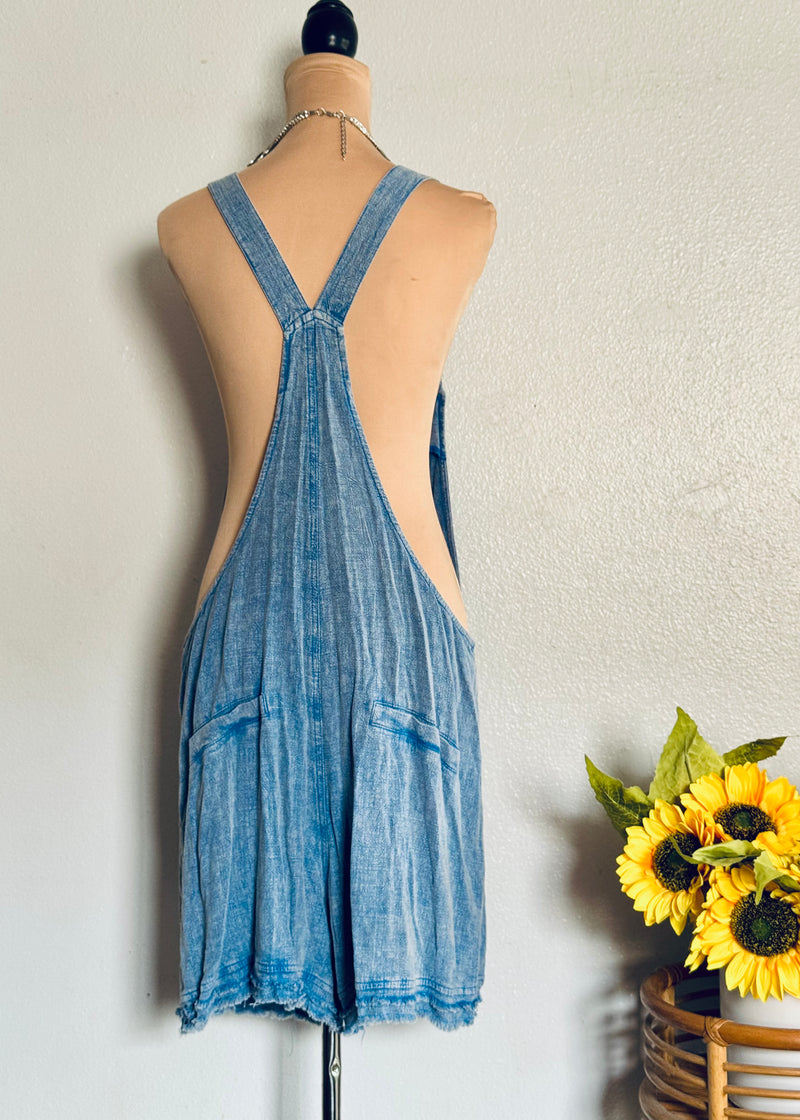 Distressed Overalls