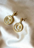 Moon & North Star Earrings