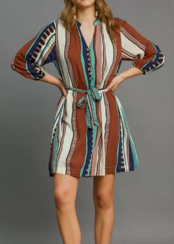 Vertical Lines Dress