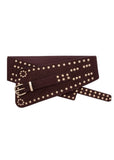 Wide Studded Belt
