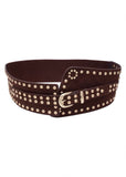 Wide Studded Belt