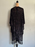 Fringe Burnout Kimono
