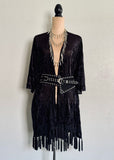 Fringe Burnout Kimono