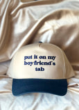 “Put it on my boyfriend’s tab” Baseball Cap