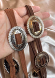 Concho TasselTie Belt