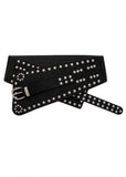 Wide Studded Belt