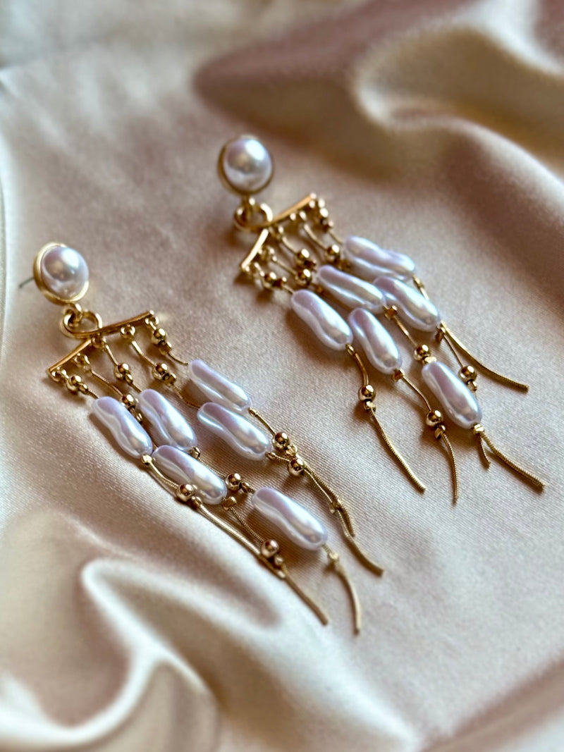 Pearl Chandelier Earrings