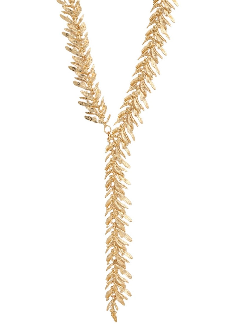 Gold Leaf Necklace
