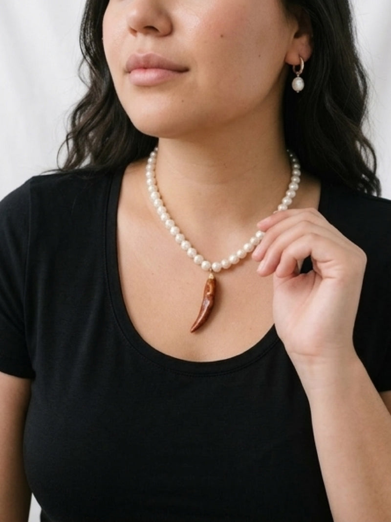 Spicy Pearls Necklace
