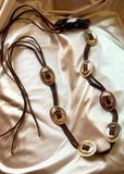 Concho TasselTie Belt