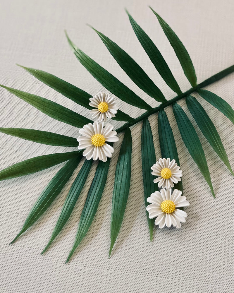 Double Daisy Earrings