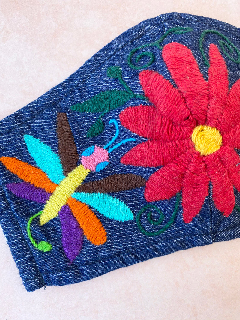 Denim Otomi Face Mask #32