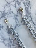 Silver Chain Glasses Necklace