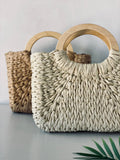 Bahía Handbag with Wooden Handle