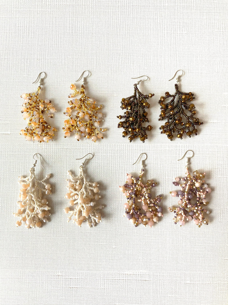 Coral Earrings