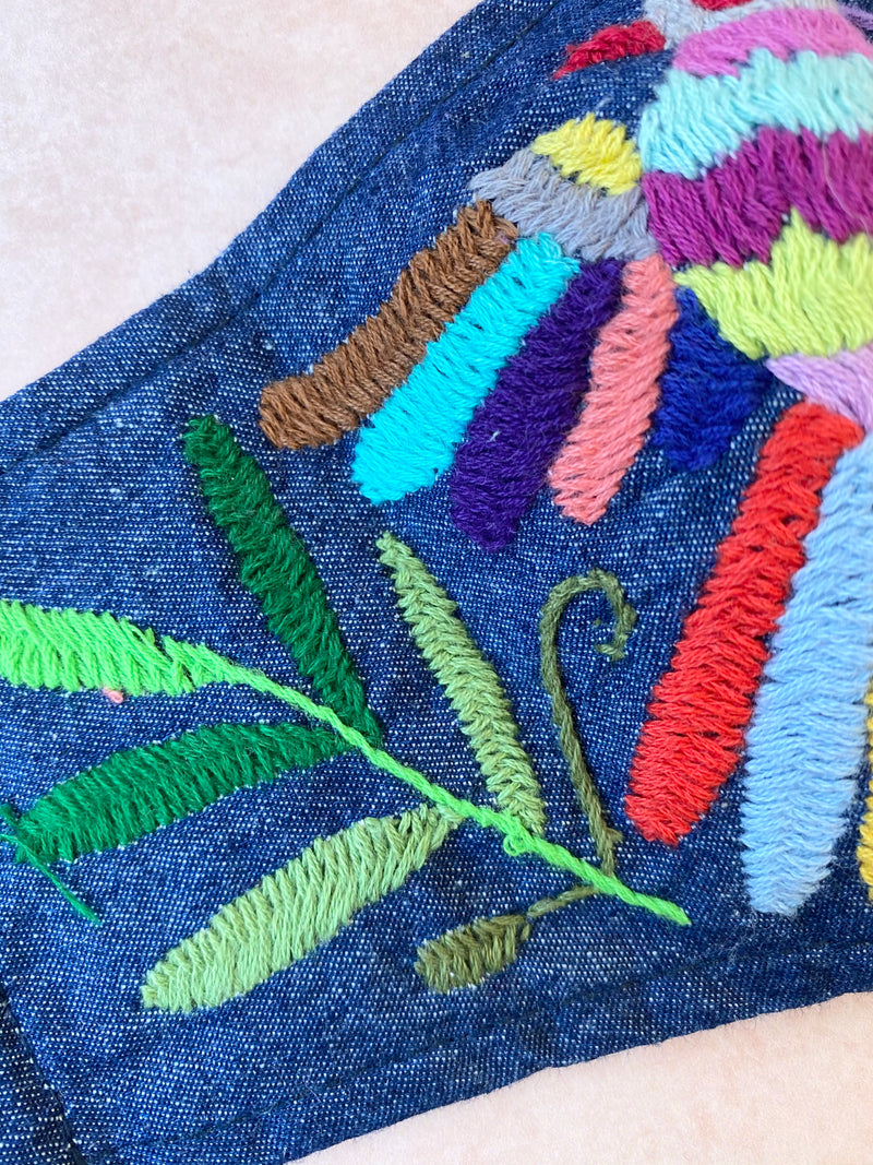 Denim Otomi Face Mask #33