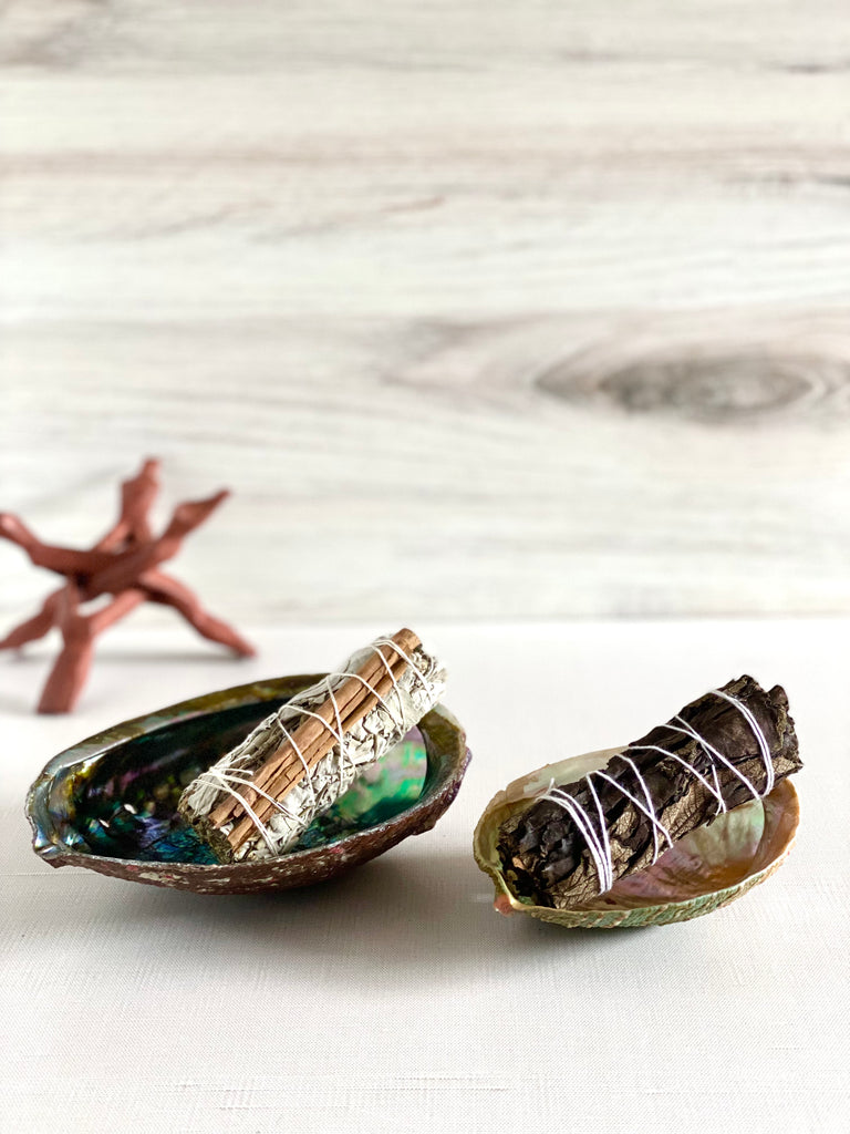 Abalone Shell Bowl + Tripod
