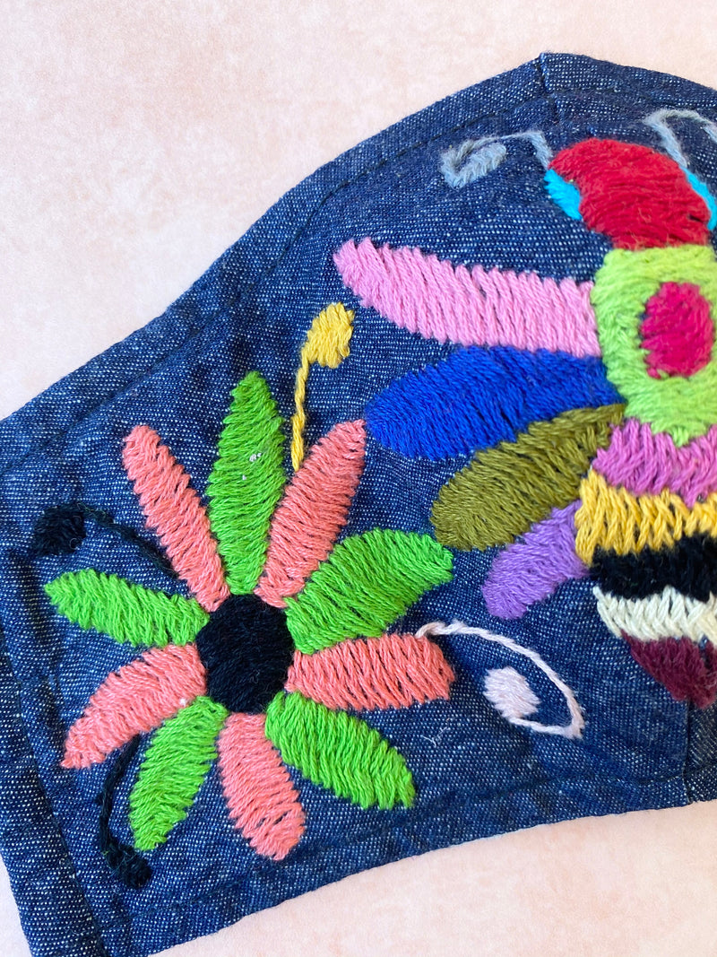 Denim Otomi Face Mask #31